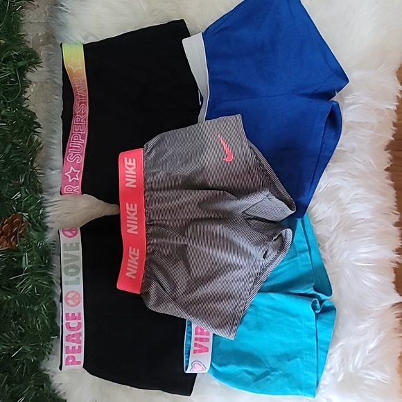 Nike Other - 6 Pair girls shorts